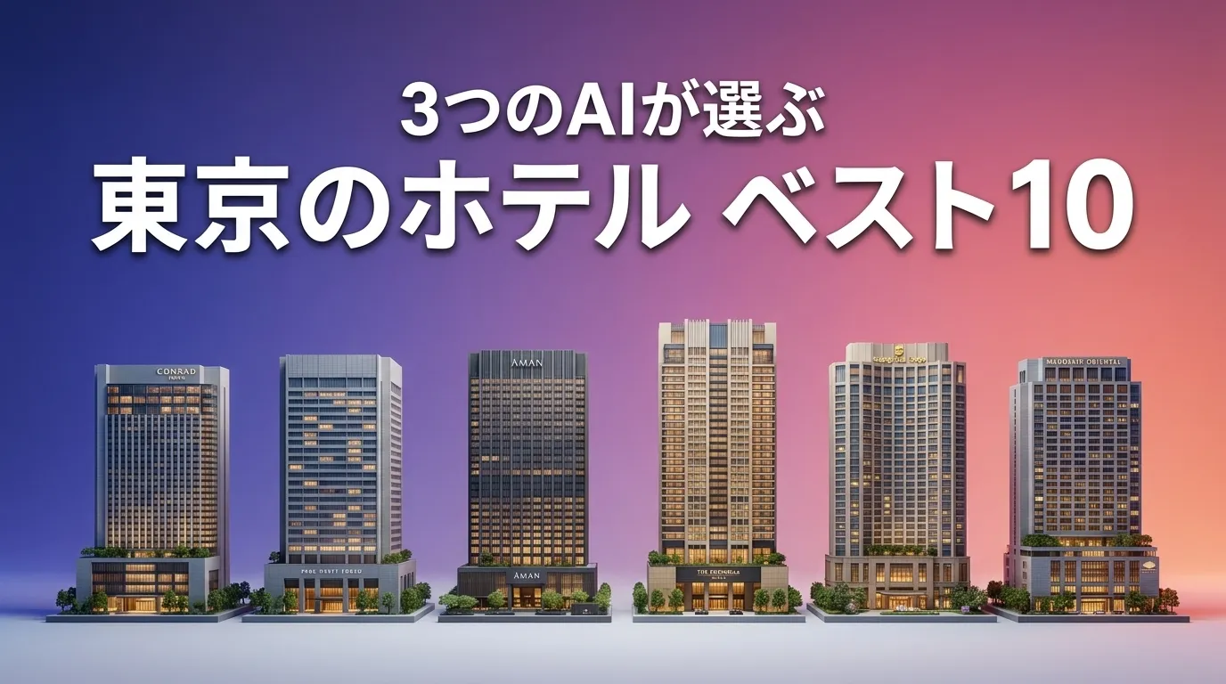 2026年8月版東京のホテルおすすめAIランキング