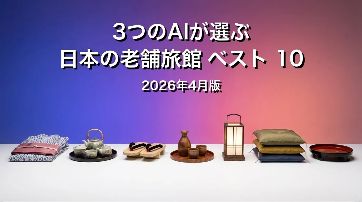 2026年3月版日本の老舗旅館おすすめAIランキング